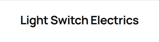 Light Switch Electric